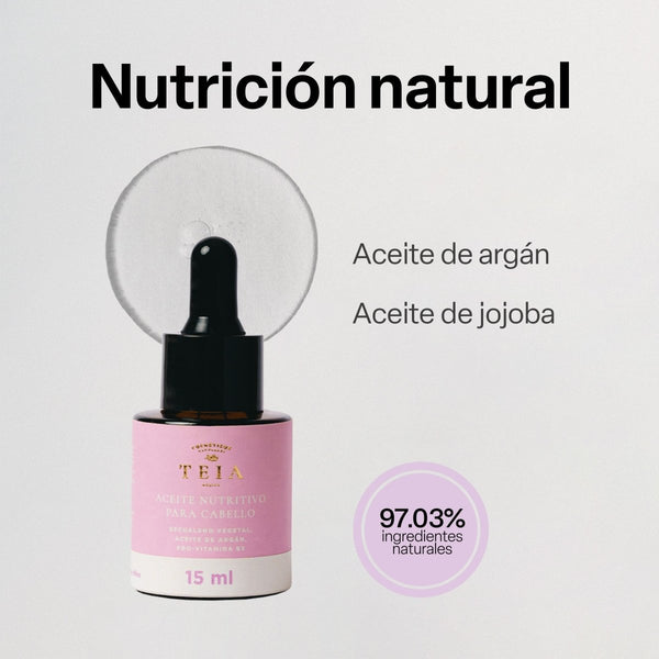 Aceite nutritivo para cabello - TEIA cosmética natural clean beauty