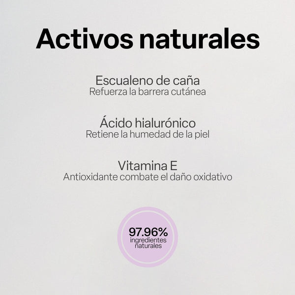 Crema de Escualeno + Ácido Hialurónico - TEIA cosmética natural clean beauty