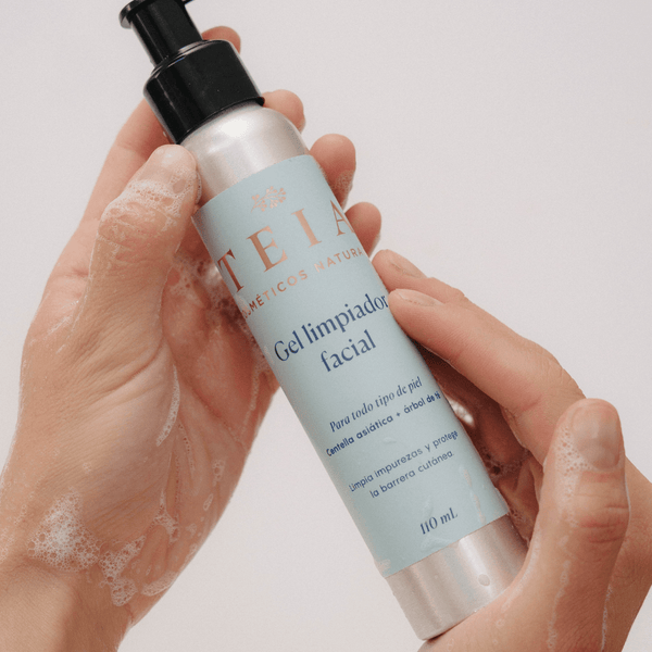 Gel limpiador facial Centella Asiática - TEIA Cosméticos cosmética natural clean beauty