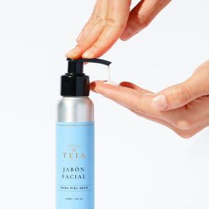 Jabón facial líquido para piel seca - TEIA cosmética natural clean beauty