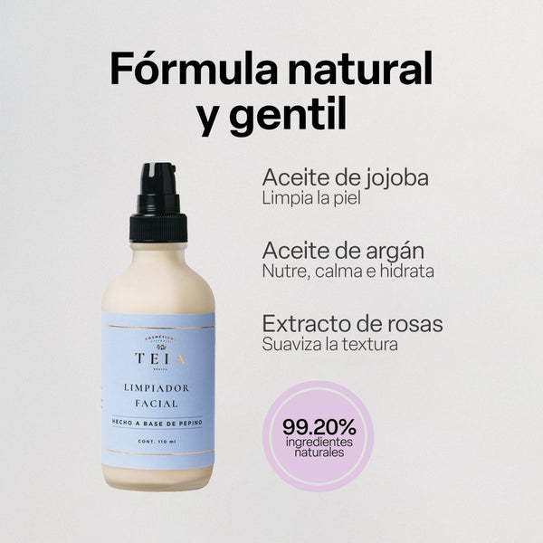 Leche Limpiadora Desmaquillante - TEIA cosmética natural clean beauty