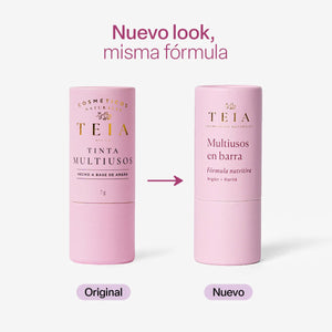 Multiusos en Barra - TEIA Cosméticos cosmética natural clean beauty #alma #amanecer #poesía #florecer #cereza #peachfuzz #amormío #shared