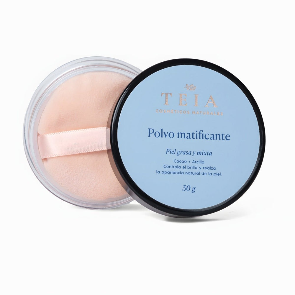 Polvo Matificante Translúcido - TEIA Cosméticos cosmética natural clean beauty – TEIA Cosméticos
