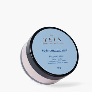 Polvo Matificante Translúcido - TEIA Cosméticos cosmética natural clean beauty