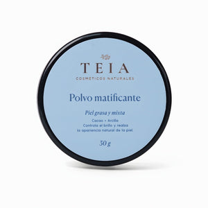 Polvo Matificante Translúcido - TEIA Cosméticos cosmética natural clean beauty