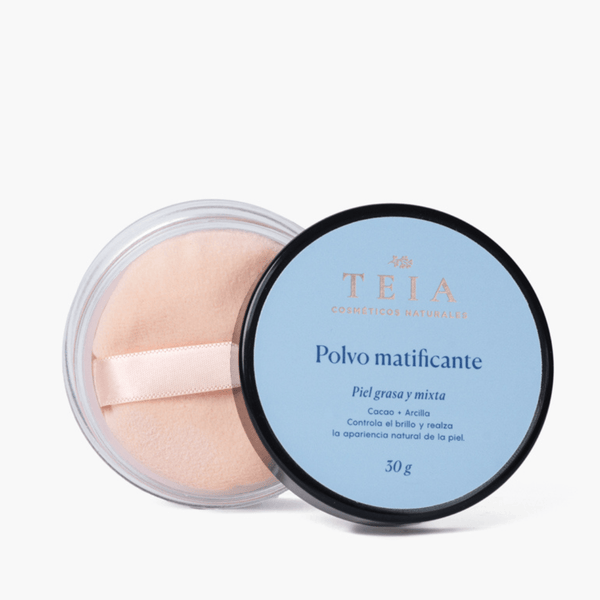 Polvo Matificante Translúcido - TEIA Cosméticos cosmética natural clean beauty
