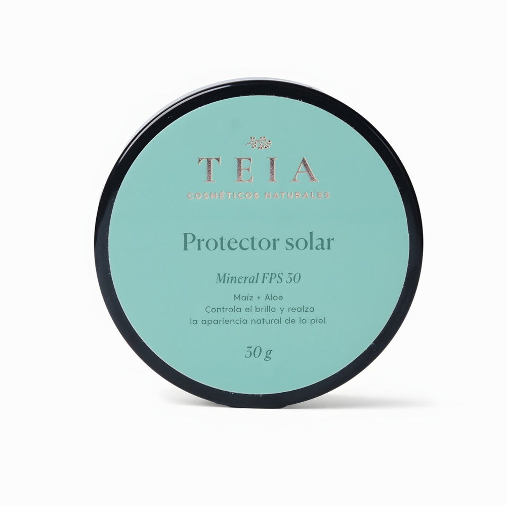 Polvo protector solar con color FPS 30 - TEIA Cosméticos cosmética natural clean beauty – TEIA Cosméticos