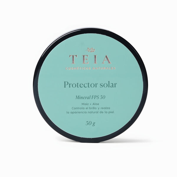 Polvo protector solar con color FPS 30 - TEIA Cosméticos cosmética natural clean beauty