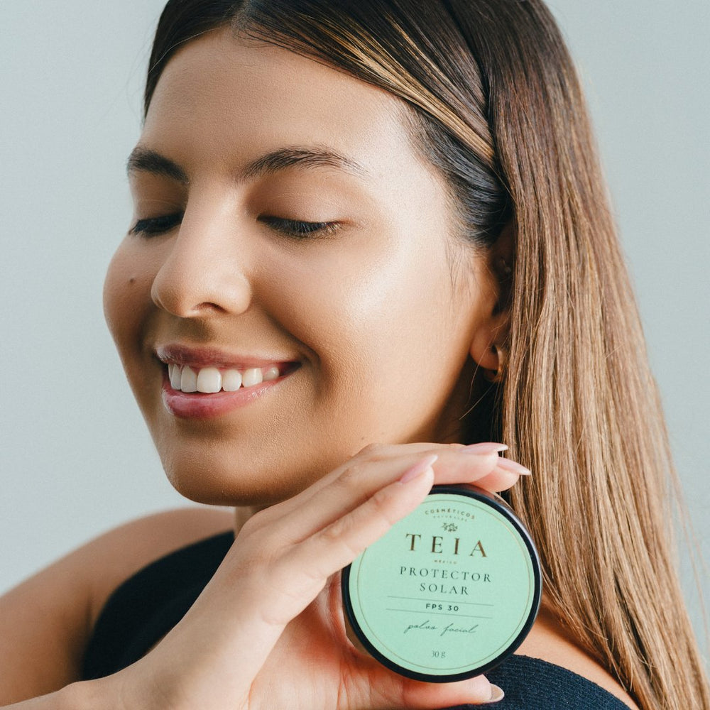 Protector Solar en Polvo FPS30 - Medio - TEIA cosmética natural clean beauty – TEIA Cosméticos