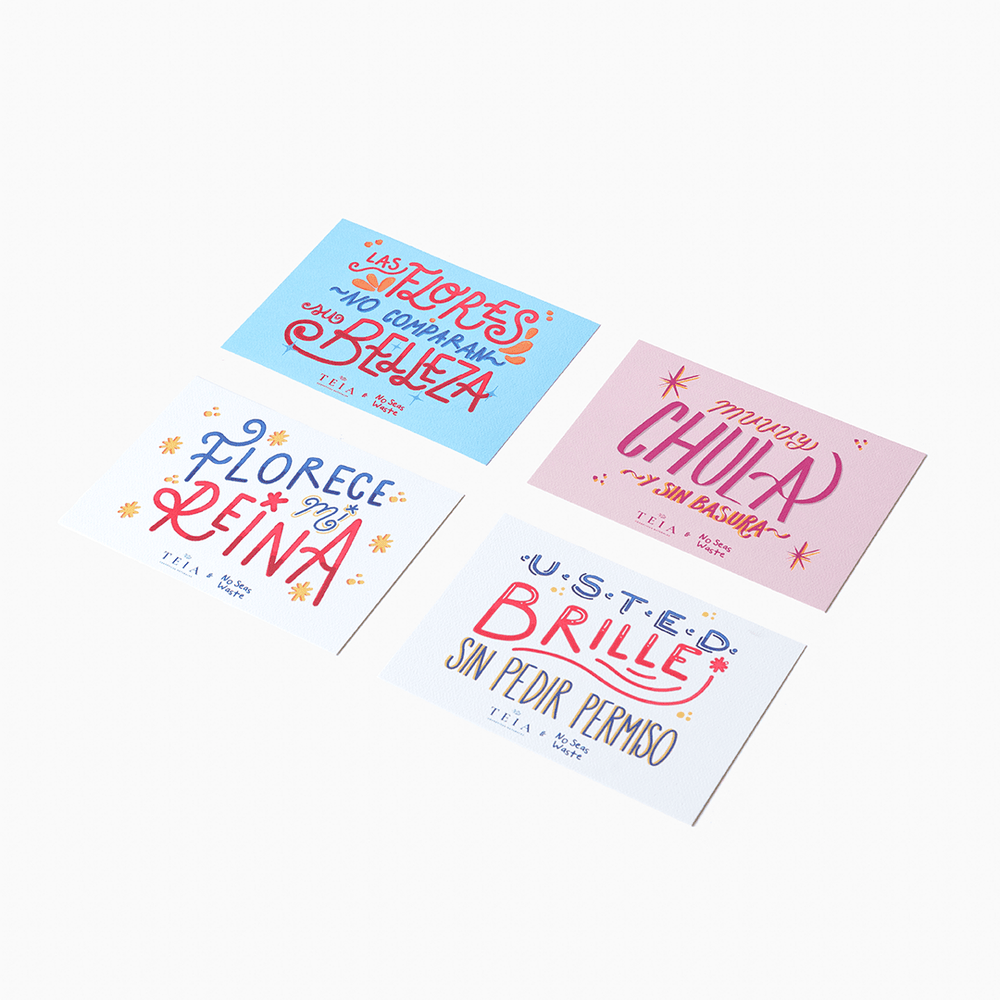 Set Postales x NSW - TEIA Cosméticos cosmética natural clean beauty – TEIA Cosméticos