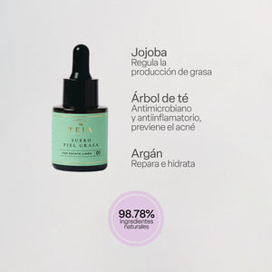 Suero para Piel Grasa - TEIA cosmética natural clean beauty