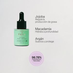 Suero para Piel Mixta - TEIA cosmética natural clean beauty