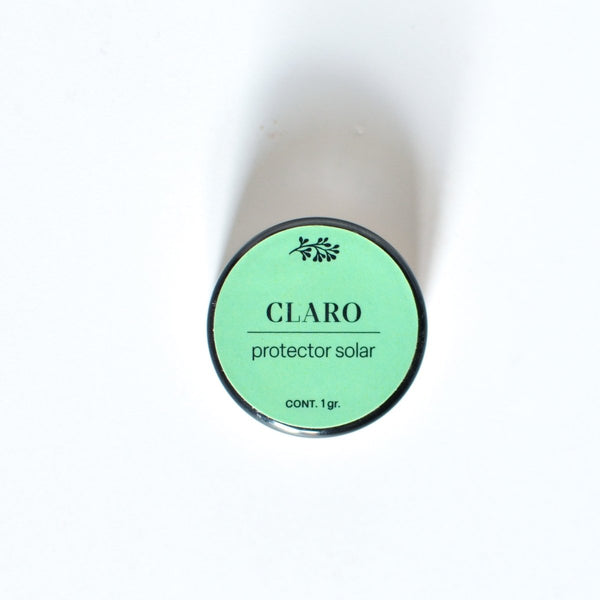 Tester mini - Protector solar en polvo CLARO - TEIA cosmética natural clean beauty