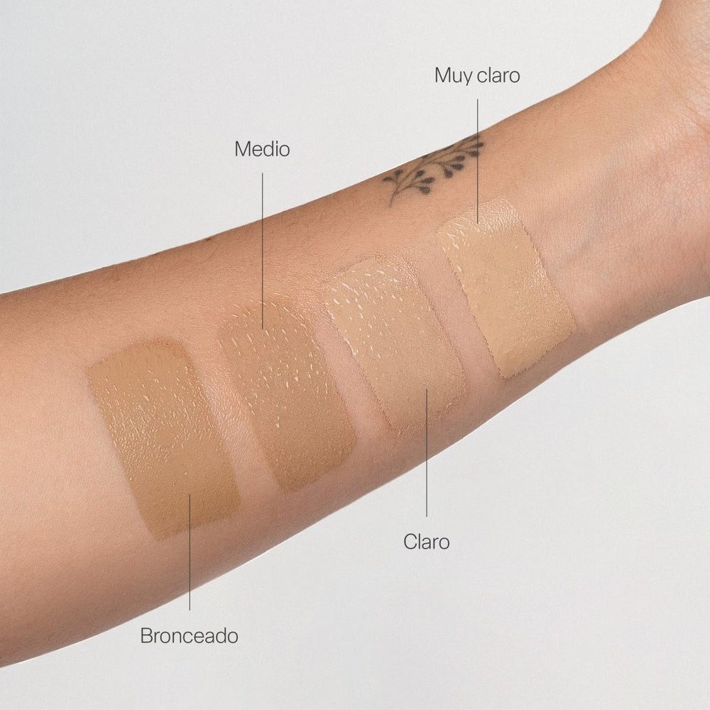 Tinta de Maquillaje FPS40 - 02 Medio - TEIA cosmética natural clean beauty – TEIA Cosméticos