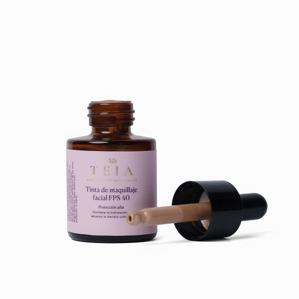 Tinta Facial de Maquillaje FPS 40 - TEIA Cosméticos cosmética natural clean beauty