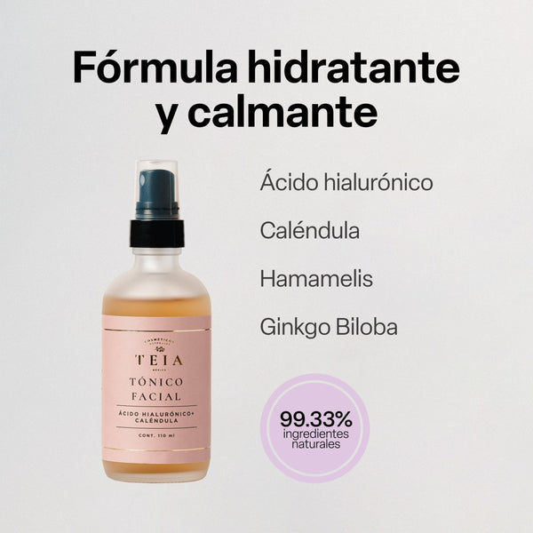 Tónico de Ácido Hialurónico Hidratante - TEIA cosmética natural clean beauty