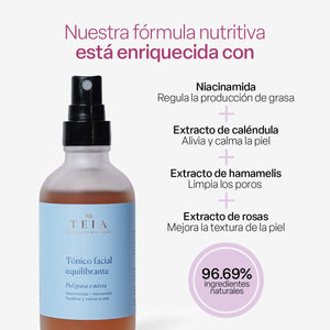 Tónico de Niacinamida Equilibrante - TEIA Cosméticos cosmética natural clean beauty