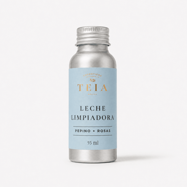 Travel size 55 ml - Leche Limpiadora Desmaquillante - TEIA Cosméticos cosmética natural clean beauty
