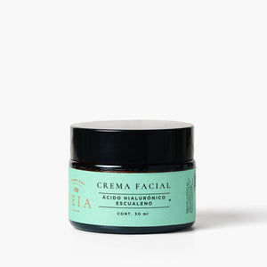 Crema facial Escualeno + Ácido Hialurónico - TEIA