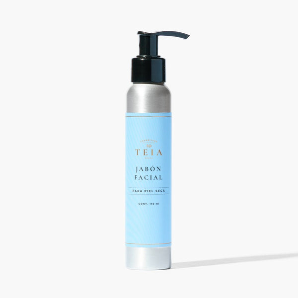 Jabón facial líquido para piel seca - TEIA cosmética natural clean beauty